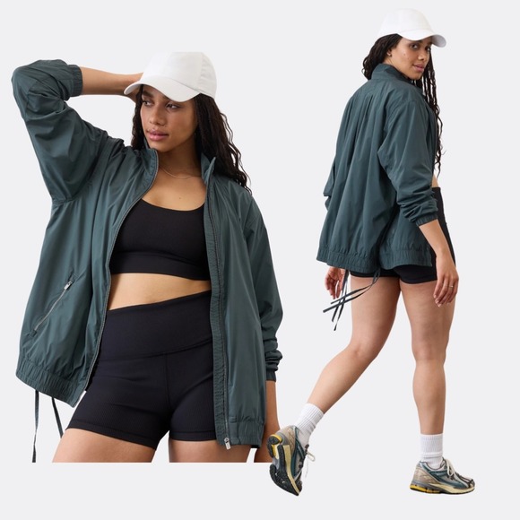 Athleta Jackets & Blazers - Athleta Rise Anorak Jacket – Size M– Green – New Without Tags (NWOT)